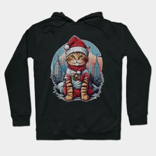 Ugly Catmas funny holidays Hoodie